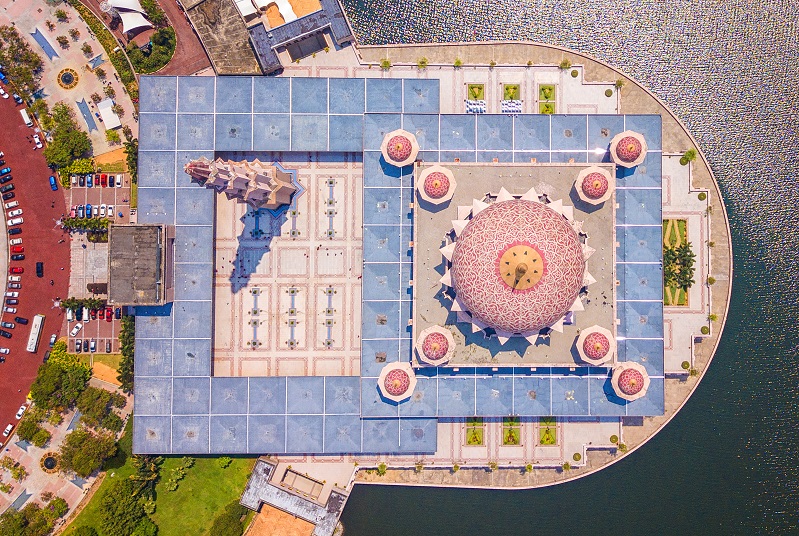 クアラルンプールのピンクモスク